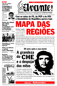 Capa do jornal Avante!