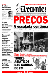 Capa do jornal Avante!