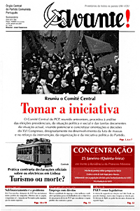 «Avante!» nº 1416 - 18.01.2001