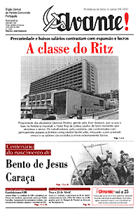 «Avante!» nº 1429 - 19.4.2001
