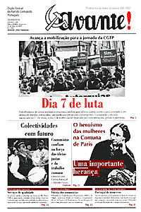 «Avante!» nº 1435 - 31.5.2001