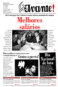 «Avante!» nº 1458 - 8.11.2001