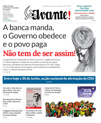 Capa do Avante