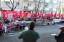 Trabalhadores de hospitais, frente ao Ministério da Saúde